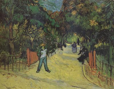 Vincent Van Gogh Entrance to thte Public Park in Arles (nn04)